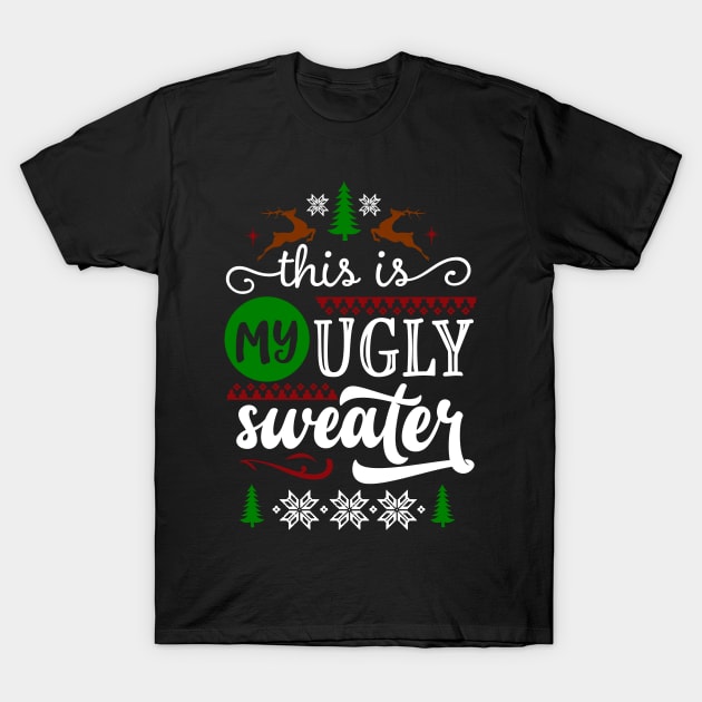 Ugly Christmas Sweater T-Shirt by TSHIRT PLACE